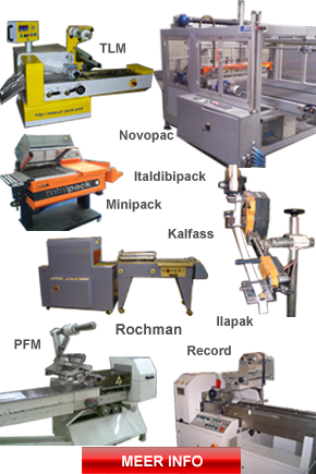tweedehands verpakkingsmachines, bvm, rochman, graham, avery, extend, getra, novopack, beck, hugo beck, etiketeermachines